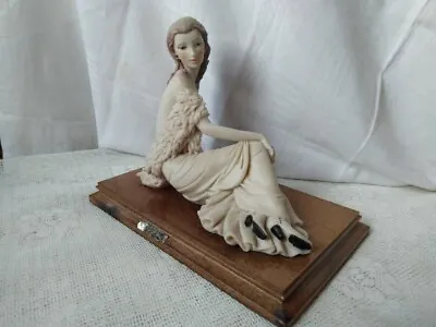 Buy Vintage A.Belcari - Capodimonte Style Female Figurine 18 Cm Tall • 35£