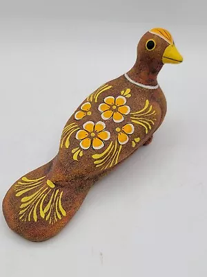 Buy Pottery Mexican Pheasant Dove Folk Art Hand Painted Bird Figurine Vintage • 32.61£