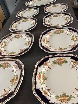 Buy Antique Alfred Meakin Albany Dinner Plates & Platter • 34.99£