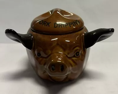 Buy Vintage Studio Szeiler Pork Dripping Lidded Pot Good Condition • 9.99£