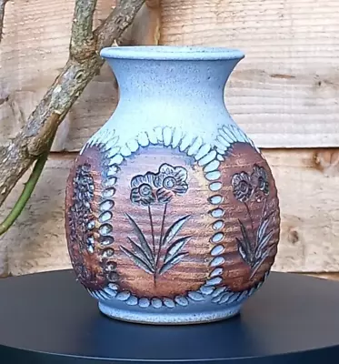 Buy Stunning Studio Pottery Posy Hexagon Vase Handcrafted By Rob Fierek Of Cornwall • 30£