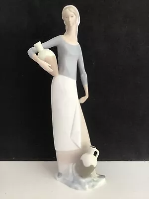 Buy NAO Pottery Tall Lady Carrying Pots Figurine • 28£