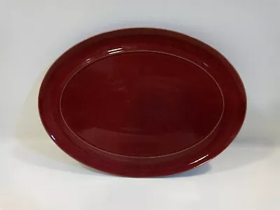 Buy Denby Harlequin Red Platter 14 5/8 Inch • 74.55£