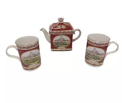 Buy James Sadler Best Of British Teapot Windsor Castle Tea Pot & Mug Set Decorative • 9.99£