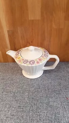 Buy Sadler Vintage Art Deco Style Floral Teapot • 4.50£