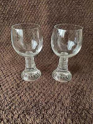 Buy Thomas/Rosenthal Art Glass Stemmed Crystal BACCHUS Glasses X 2. VGC Item No. 3 • 28£