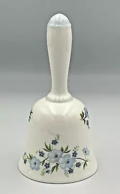 Buy Crown Staffordshire Fone Bone China Rock Garden Blue Floral Bell England • 12.07£