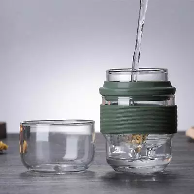 Buy Portable Glass Travel Tea Set Glass Teapot Travel Water Bottle For Hiking • 12.25£