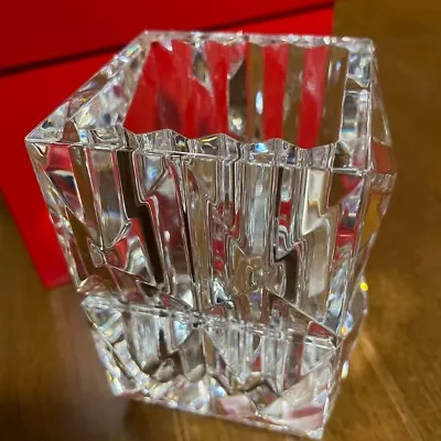 Buy BACCARAT  Glass LOUXOR  PENCIL CUP Crystal VASE VOTIVE • 178.62£