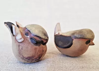 Buy Pair Of Handmade Vintage Tremar Pottery Birds. • 32.99£