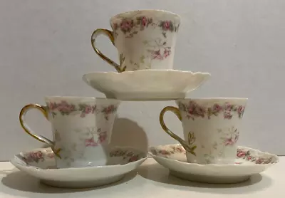 Buy Princess Haviland Limoges France China Schlieger Demitasse Espresso Cup Saucer 3 • 23.29£