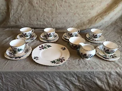 Buy Royal Vale Green Blossom Tea Set 21 Pieces Free Uk Delivery Available O • 35£