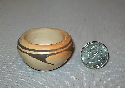 Buy Old Antique Vtg C 1940s Miniature Native American Indian Pueblo Pottery Pot Sign • 44.03£