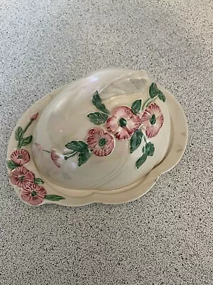Buy Vintage Maling Lustre Ware Butter / Cheese Dish Cherry Blossom  • 5£