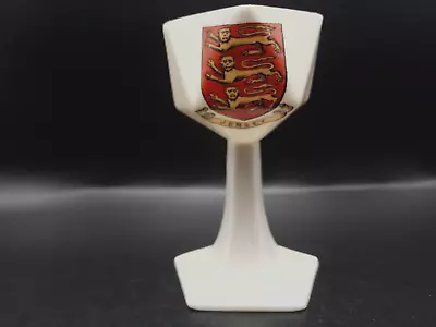 Buy Goss Crested China - JERSEY Crest - Glastonbury Salt Cellar - Goss. • 7£