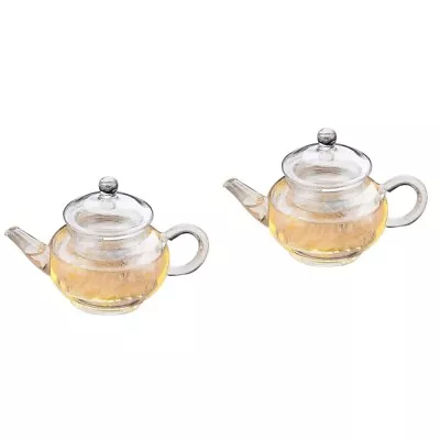 Buy  Set Of 2 China Teapot Transparent Enthusiasts High Borosilicate • 17.29£