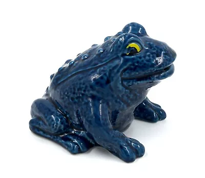 Buy 1960's Trentham Art Pottery Blue Frog Or Toad Money Box # 438 • 20£