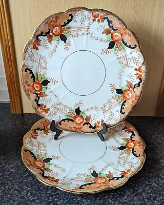 Buy EDWARDIAN ~ MELBA CHINA ~ SERVING / CAKE PLATES X 2 ~ 23cm Diameter • 4.99£