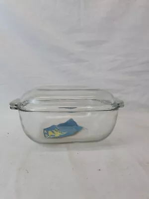 Buy Vintage Square Glass Pyrex Dish With Handles Approx.  7.5ins Square • 24.99£