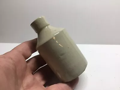 Buy Small Squatty Antique Stoneware Ink Bottle. • 14.91£