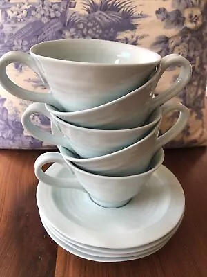 Buy 1 X Sophie Conran Portmeirion Cup And Saucer In Celadon Blue Discontinued • 12.50£