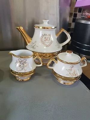 Buy 50th Anniversary Tea Set - Vintage Gibson China - Staffordshire  • 9£