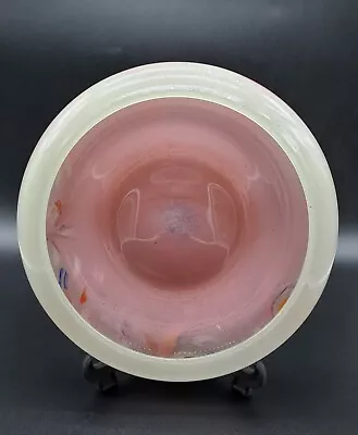 Buy Vintage Strathearn Scottish Art Glass Bowl Leaping Salmon Pontil • 49.99£
