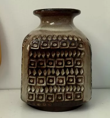Buy WGP FAT LAVA Ceramano Oriental Beige Rare Textured West German Vase Vintage 70s • 30£