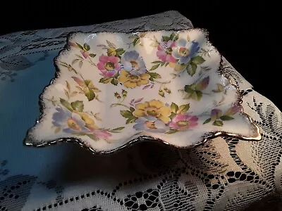 Buy Vintage*james Kent*england* Floral Chintz*longton*floral Square Dish 3091 *5 ×5  • 13.04£