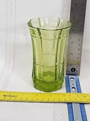 Buy Vintage Depression Ware Green Scallop Tumbler Glass Replacement 5 Inch Tall • 9.32£