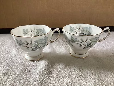 Buy X2 Royal Albert  Silver Maple  Tea Cups • 6£
