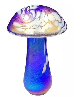 Buy Neo Art Glass Handmade Glass Mushroom Paperweights Ornament Colour Choice • 29.99£