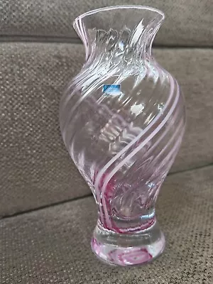 Buy Caithness Pink Swirl Glass Vase • 3.50£