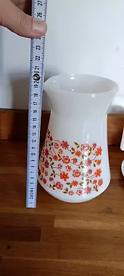 Buy Retro Vintage Arcoroc Scania Design Milk Glass Jug 18cm  Pyrex-esque • 8£