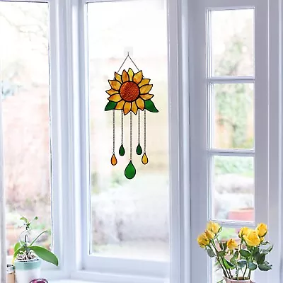 Buy 2PCS Stained Glass Sun Cather Suncatcher For Windows, Home Decor, Christmas Gift • 32£