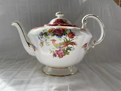 Buy Paragon - Red Rockingham Large Teapot REDUCED • 99.50£