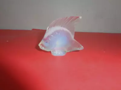 Buy Lalique France Signed Crystal Opalescent Fish Figurine (2 By 2 By .5 ) • 69.89£