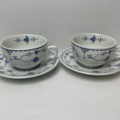 Buy Furnivals Denmark 2 X Cups & Saucers Good Condition Cup 9.5cm Wide • 9.99£
