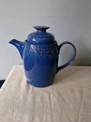 Buy Denby MIDNIGHT BLUE Large Coffee Pot Excellent Condition Discontinued Pattern • 16.50£