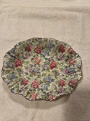 Buy James Kent Vintage Chintz Dish. Scalloped Edge. Hydrangea Pattern. • 13.98£