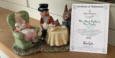 Buy R Doulton Beswick Ware Madhatters Tea Party Ltd Edition 1998 Perfect Condition • 50£