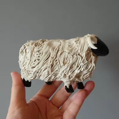 Buy Vintage Highland Woolly Horned Ram Sheep Ornament Spaghetti Pottery Castlewynd • 14.99£