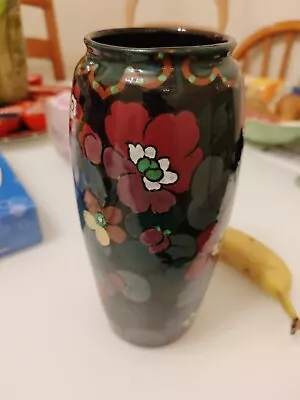 Buy Canning Decoro Pottery 1920s Hand Painted Flower Vase Stoke-on-Trent Exc Cond  • 39.95£