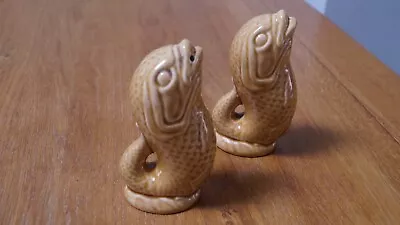 Buy Dartmouth Pottery? Gurgle Fish Salt And Pepper Cruets • 6£