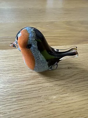 Buy Langham Glass Hand-made Crystal Robin Bird • 40£