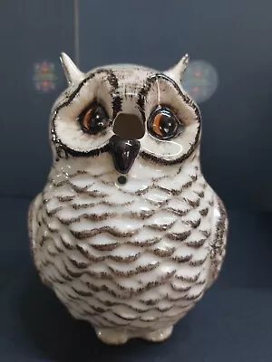 Buy VINTAGE HAND PAINTED BABBACOMBE POTTERY OWL STRING HOLDER DISPENSER Ref#11B • 6.99£