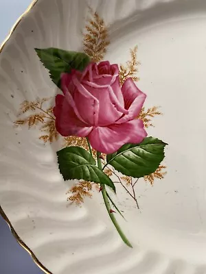 Buy ROSE FLORAL Vintage Swinnertons Ironstone Dinner Platter Large Floral Design. • 44.97£