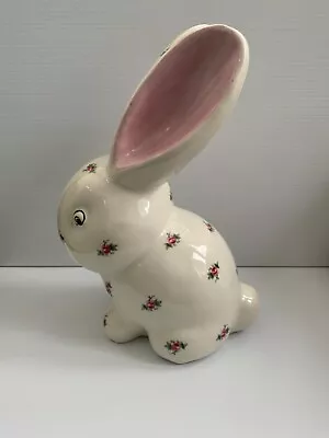 Buy Vintage Plichta Pottery Large Snub Nose Bunny Rabbit 10 1/2” High • 64.99£