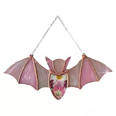 Buy Halloween Bat Stained Glass Suncatcher Acrylic Window Hanging Wall Art Decor • 7.97£