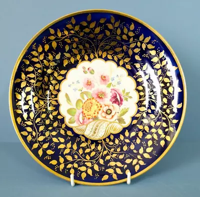 Buy Antique RIDGWAY Porcelain Dish Richly Decorated C.1820 • 25£